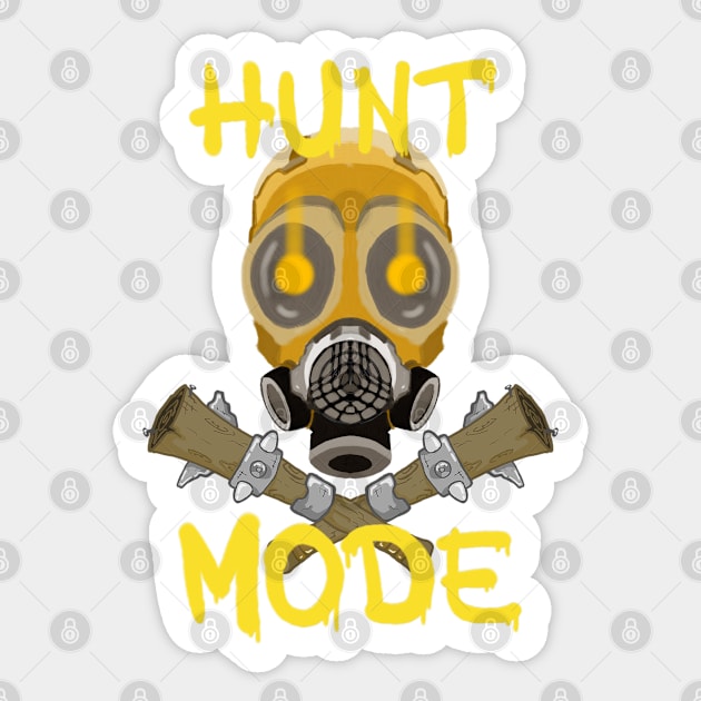 Hunt Mode Sticker by Marshallpro